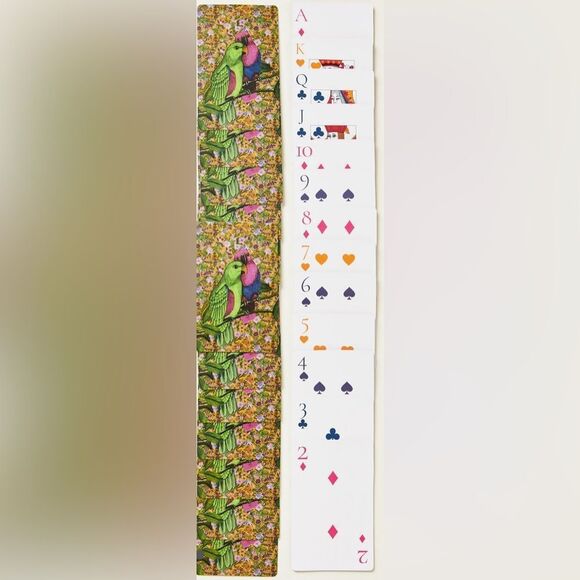 Anthropologie NWT Maeve Parrot 🦜 Playing Cards - Picture 2 of 2